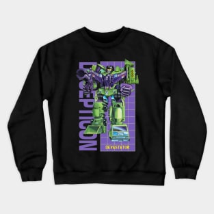 Devastator card style Crewneck Sweatshirt